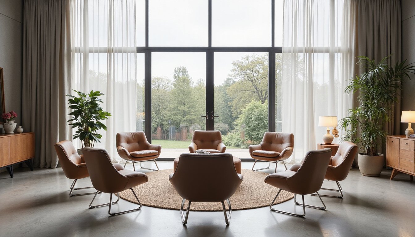 peer led shared experience small groups consistent structure